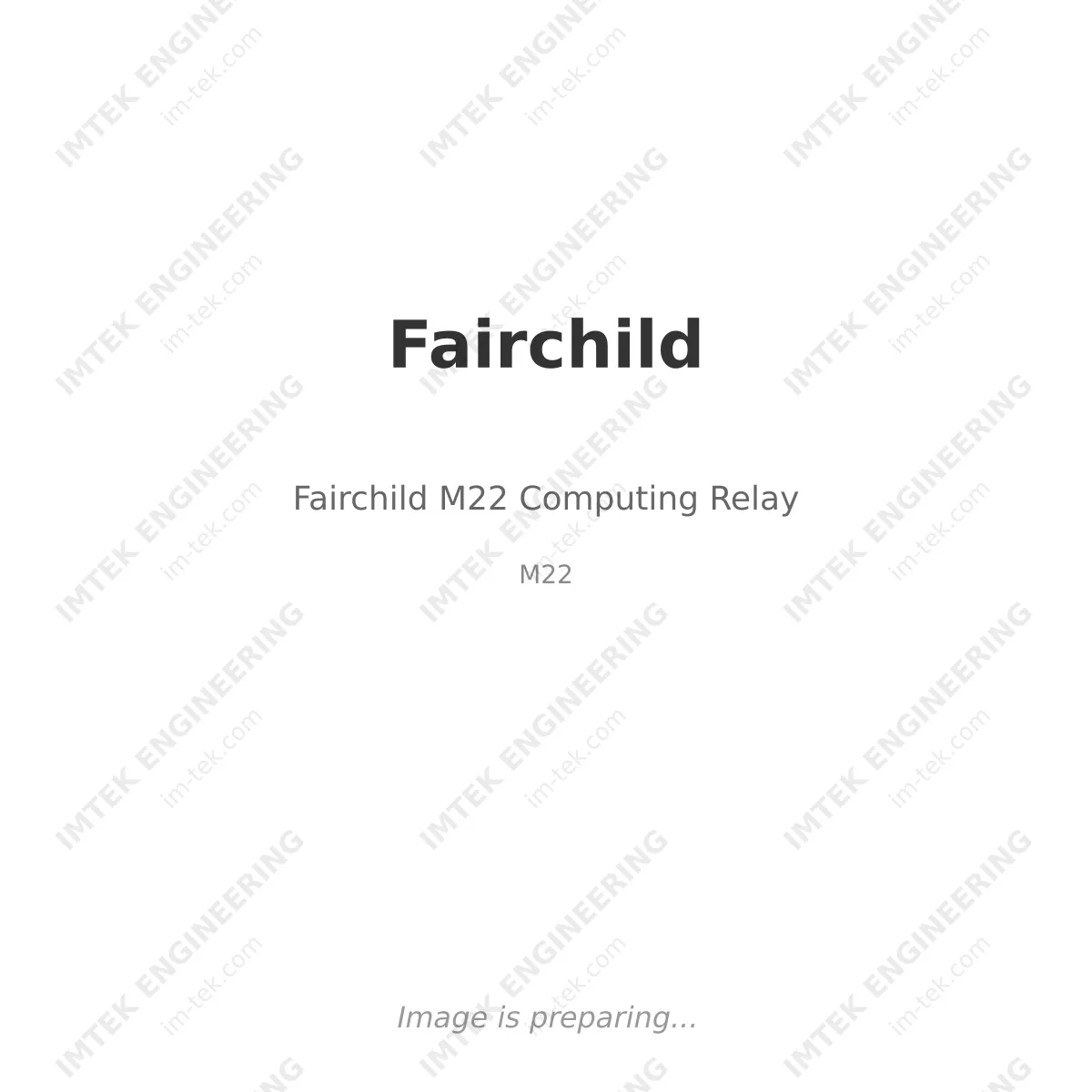 Fairchild Fairchild M22 Computing Relay - M22