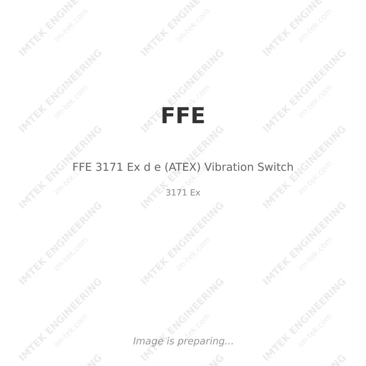 FFE FFE 3171 Ex d e (ATEX) Vibration Switch - 3171 Ex 