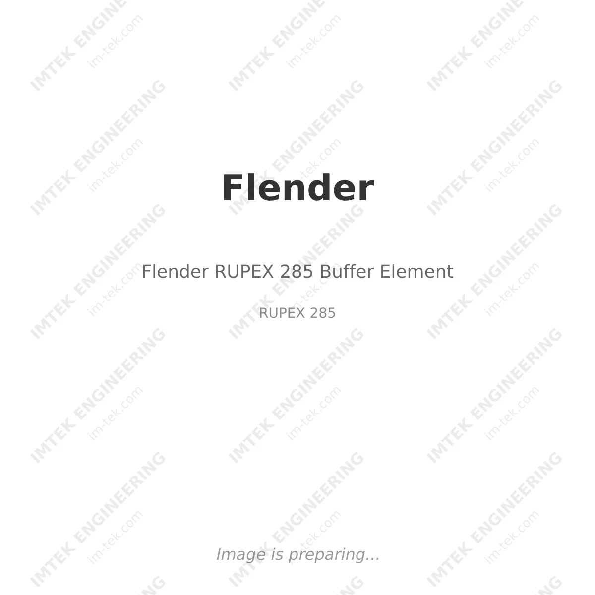 Flender Flender RUPEX 285 Buffer Element - RUPEX 285