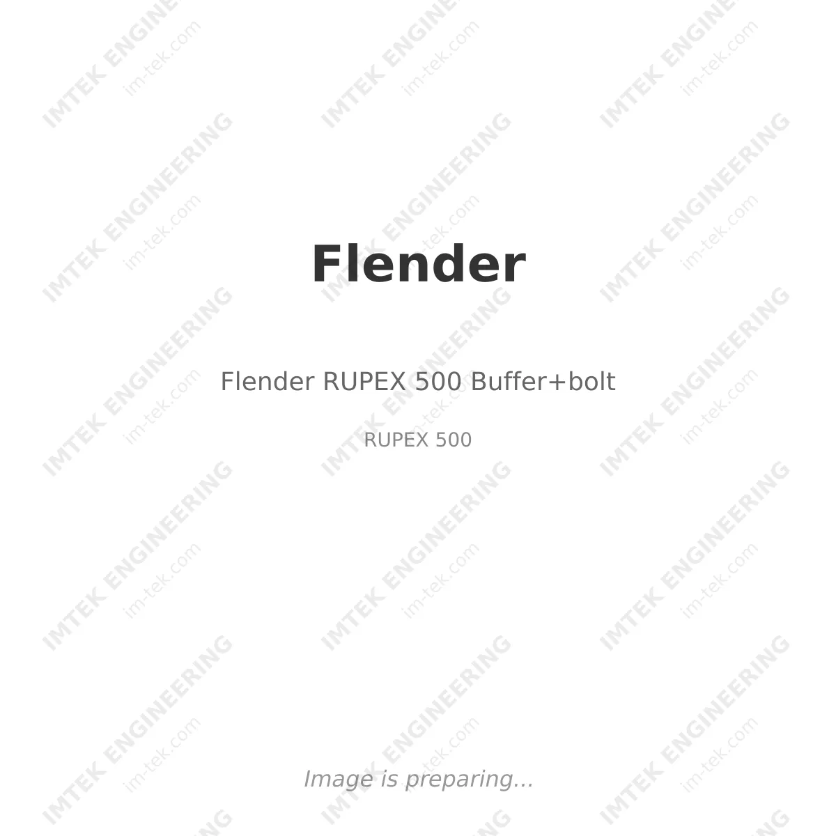 Flender Flender RUPEX 500 Buffer+bolt - RUPEX 500