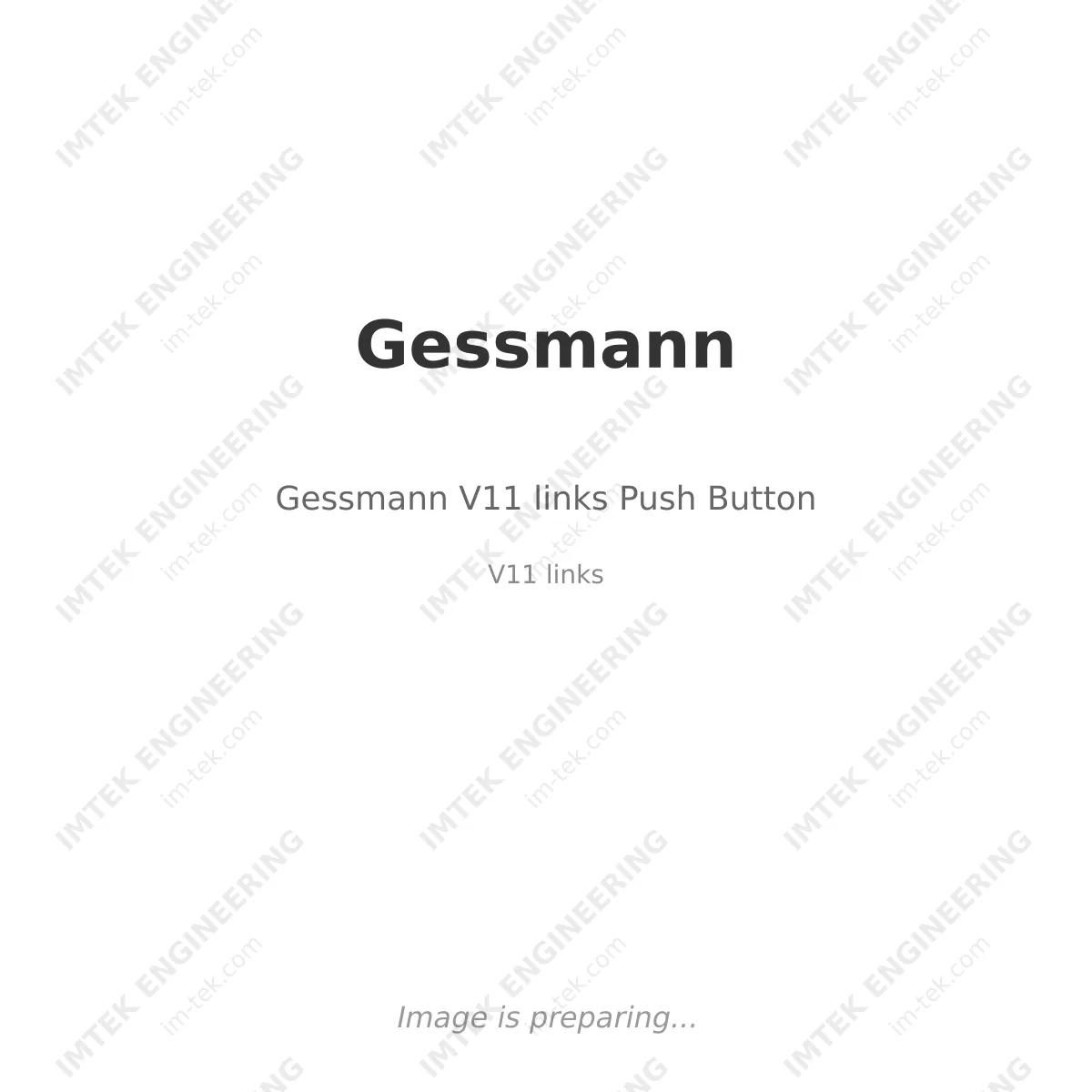 Gessmann Gessmann V11 links Push Button - V11 links