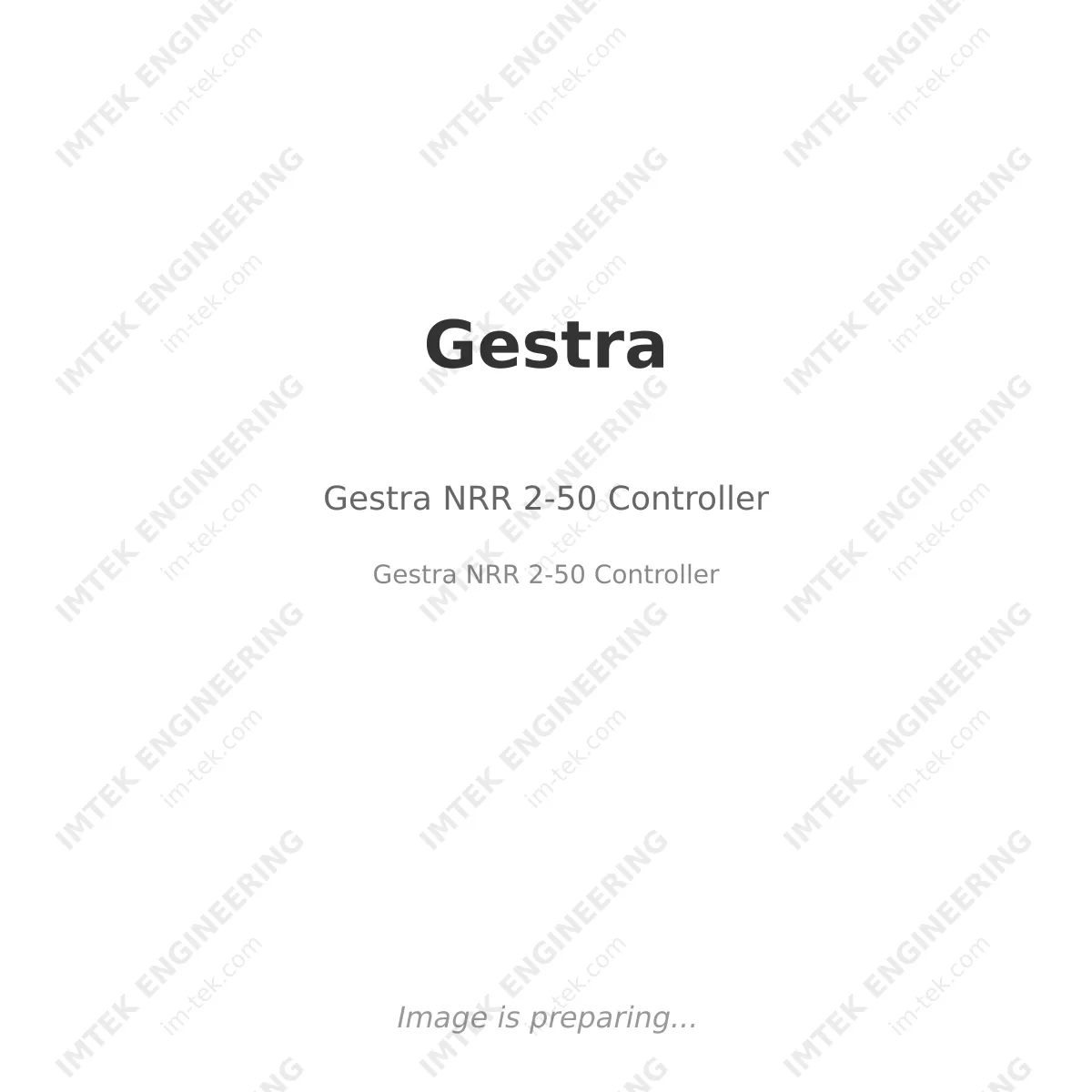 Gestra Gestra NRR 2-50 Controller - Gestra NRR 2-50 Controller