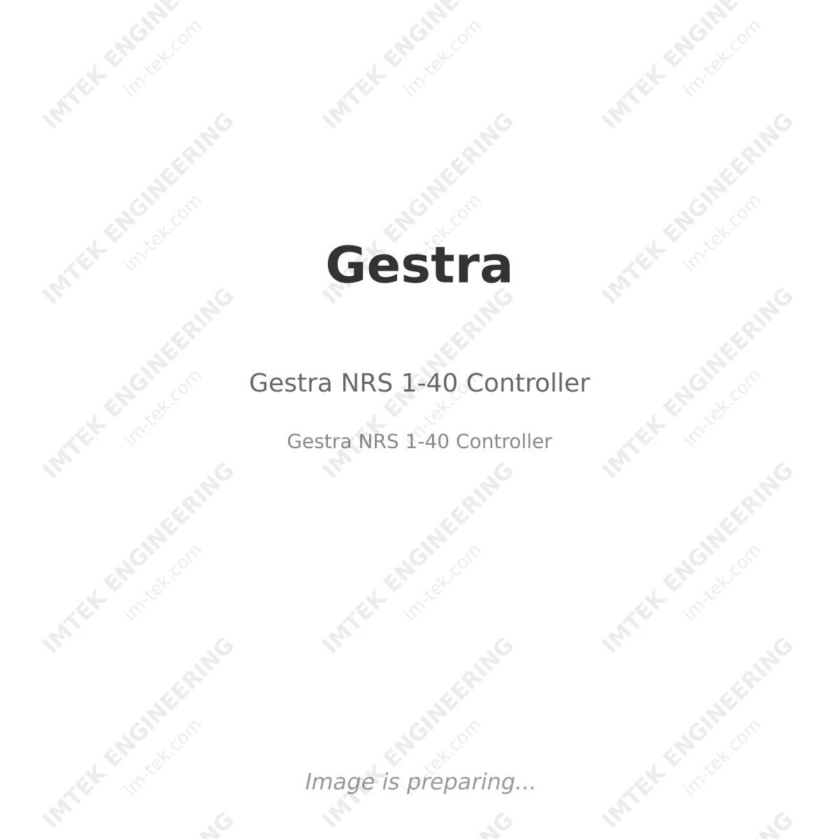 Gestra Gestra NRS 1-40 Controller - Gestra NRS 1-40 Controller