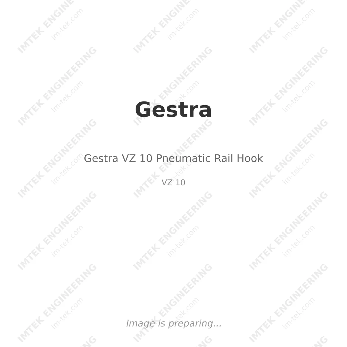 Gestra Gestra VZ 10 Pneumatic Rail Hook - VZ 10