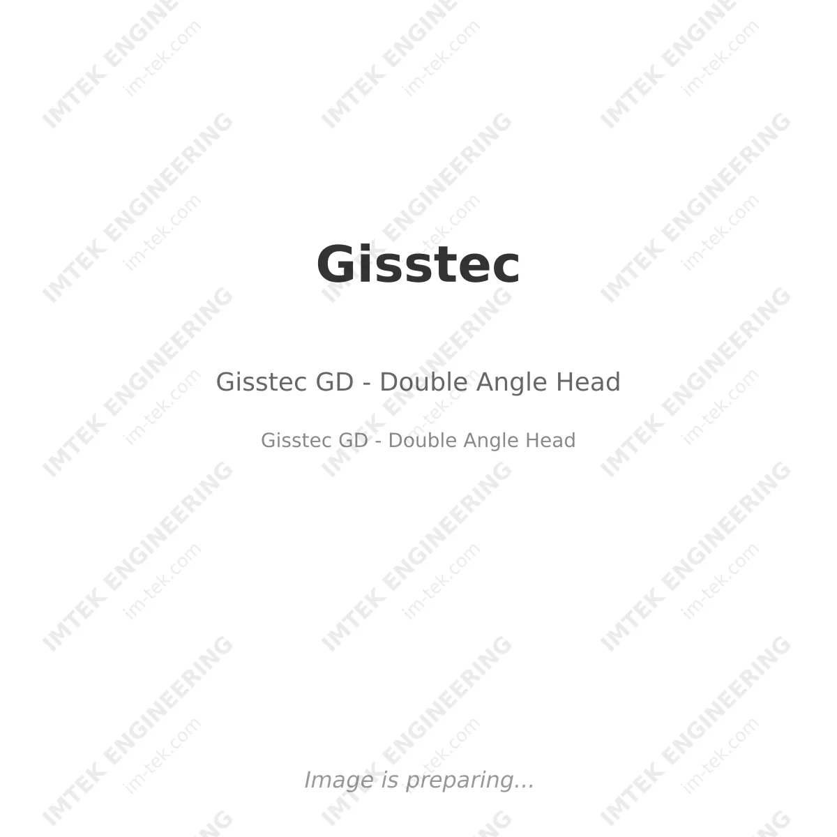 Gisstec Gisstec GD - Double Angle Head - Gisstec   GD - Double Angle Head