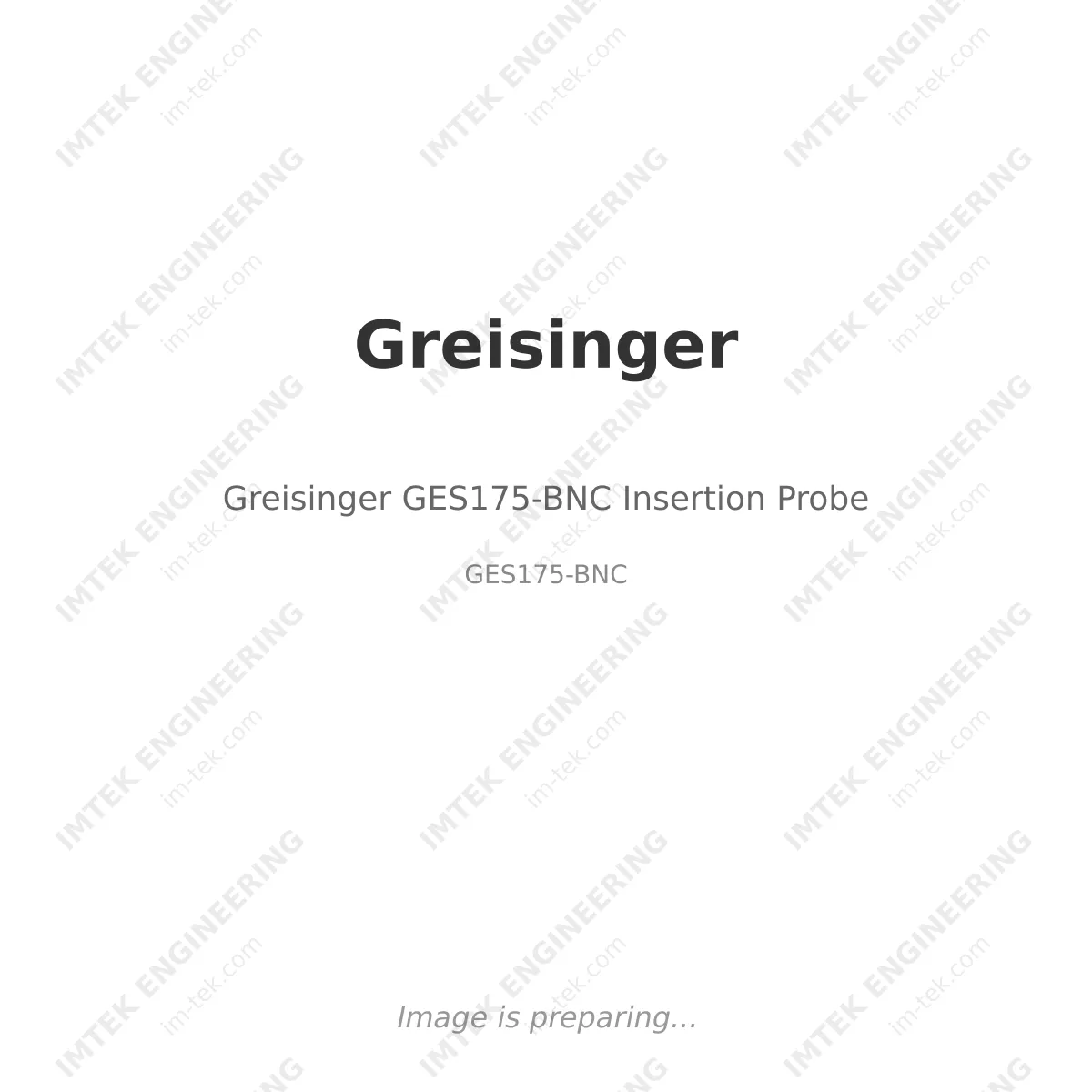 Greisinger Greisinger GES175-BNC Insertion Probe - GES175-BNC