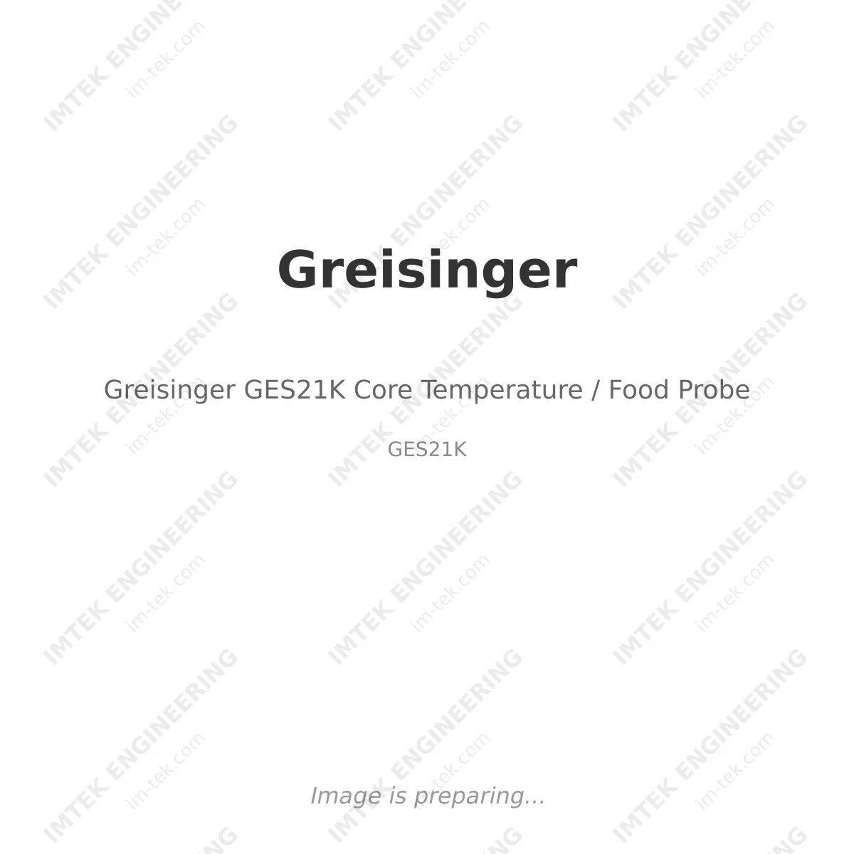 Greisinger Greisinger GES21K Core Temperature / Food Probe - GES21K