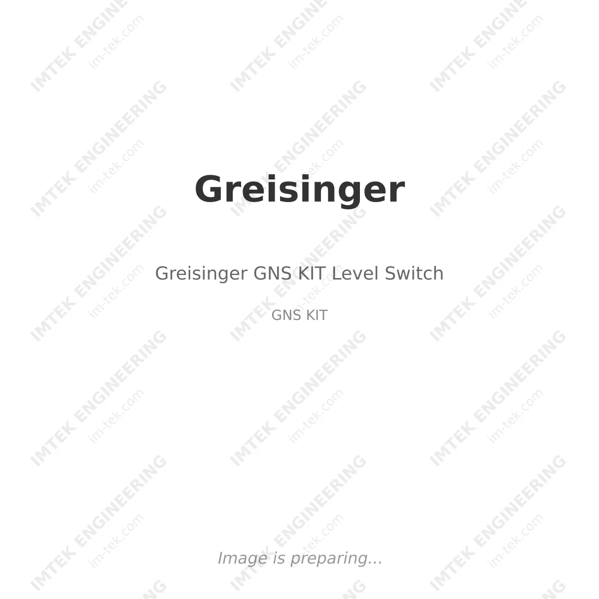 Greisinger Greisinger GNS KIT Level Switch - GNS KIT