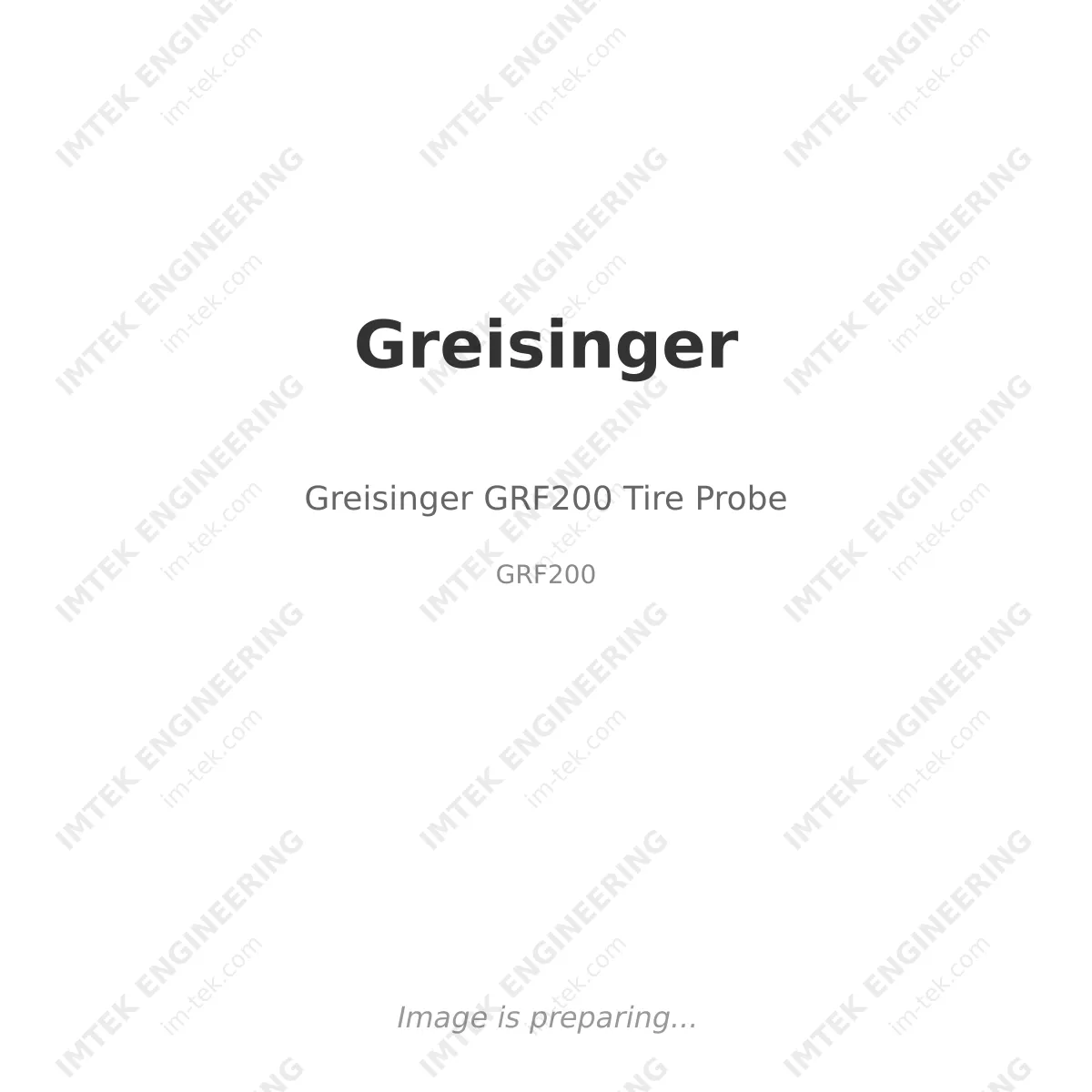 Greisinger Greisinger GRF200 Tire Probe - GRF200