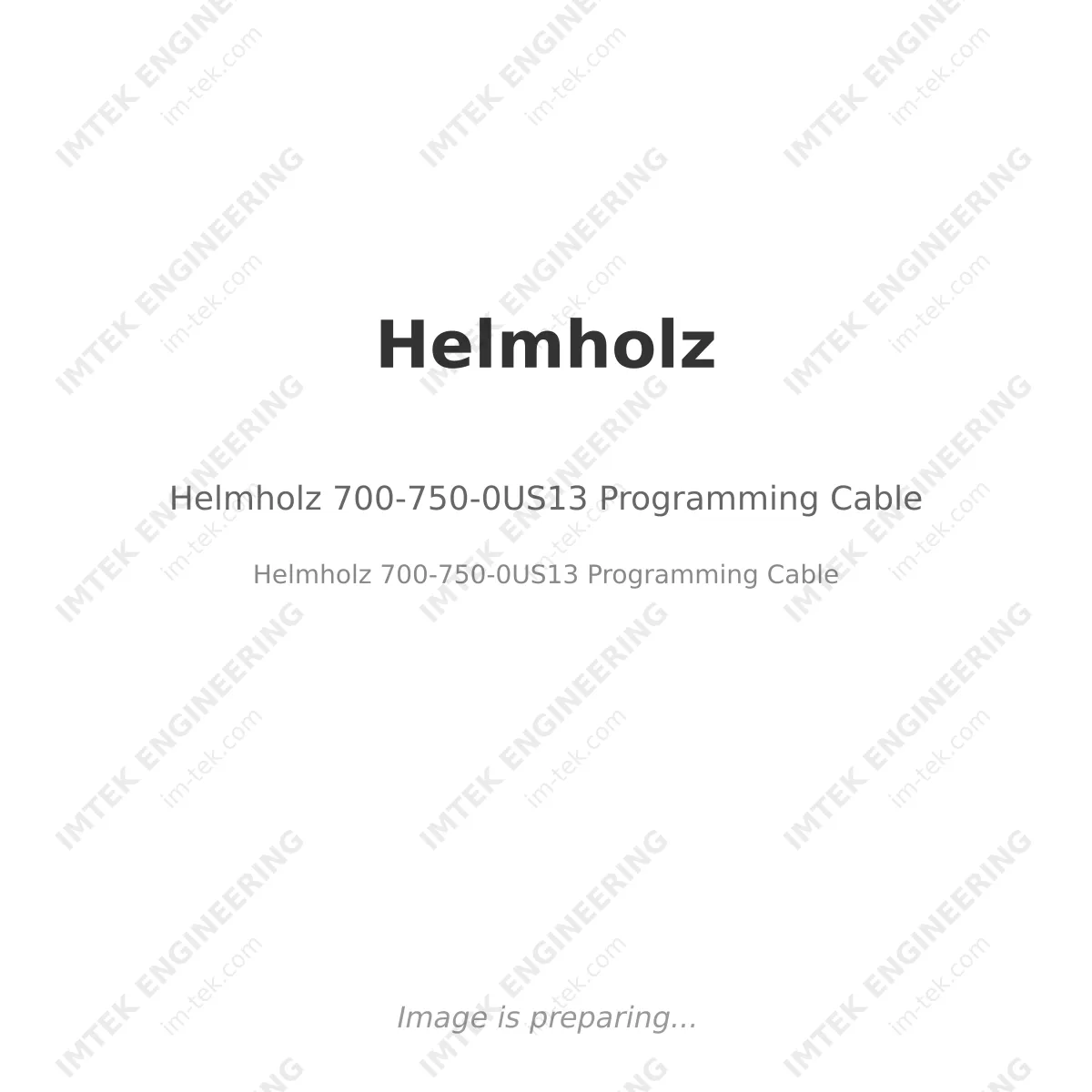 Helmholz Helmholz 700-750-0US13 Programming Cable - Helmholz 700-750-0US13 Programming Cable