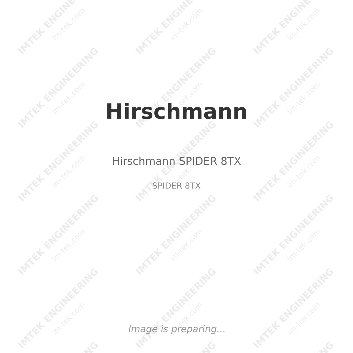 Hirschmann Hirschmann SPIDER 8TX - SPIDER 8TX