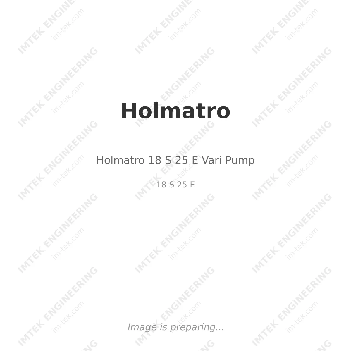 Holmatro Holmatro 18 S 25 E Vari Pump - 18 S 25 E