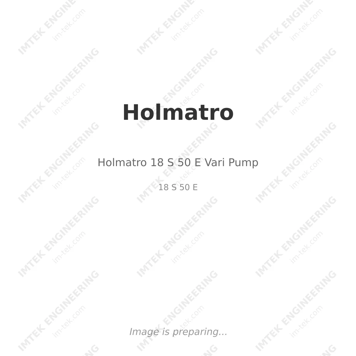 Holmatro Holmatro 18 S 50 E Vari Pump - 18 S 50 E
