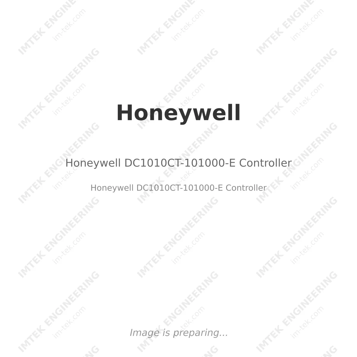 Honeywell Honeywell DC1010CT-101000-E Controller - Honeywell DC1010CT-101000-E Controller