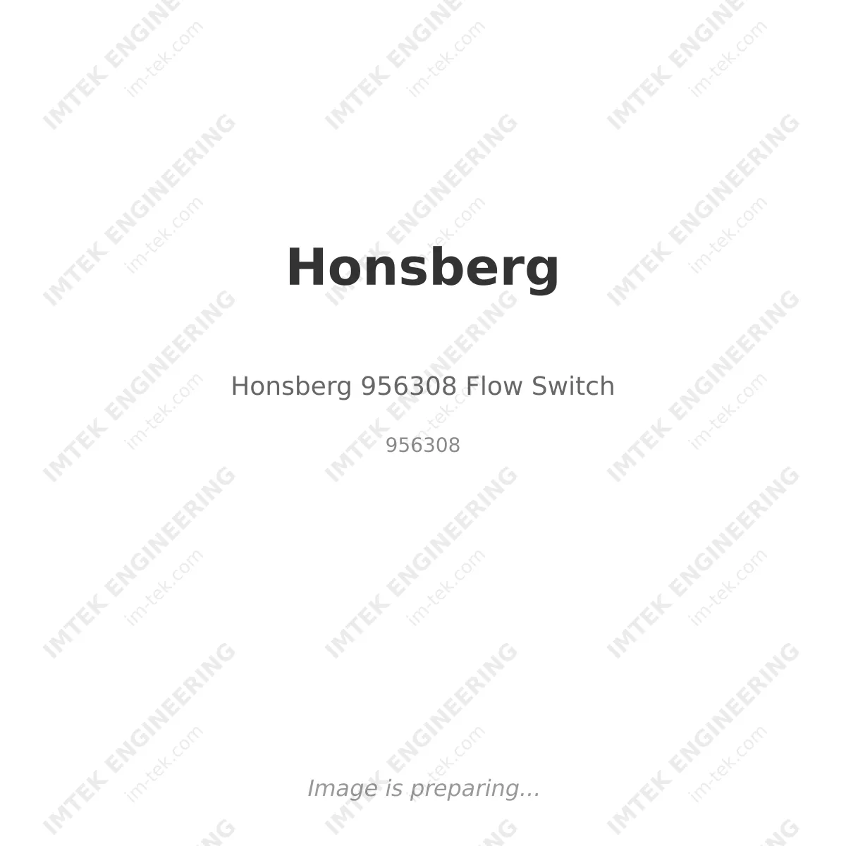 Honsberg Honsberg 956308 Flow Switch - 956308
