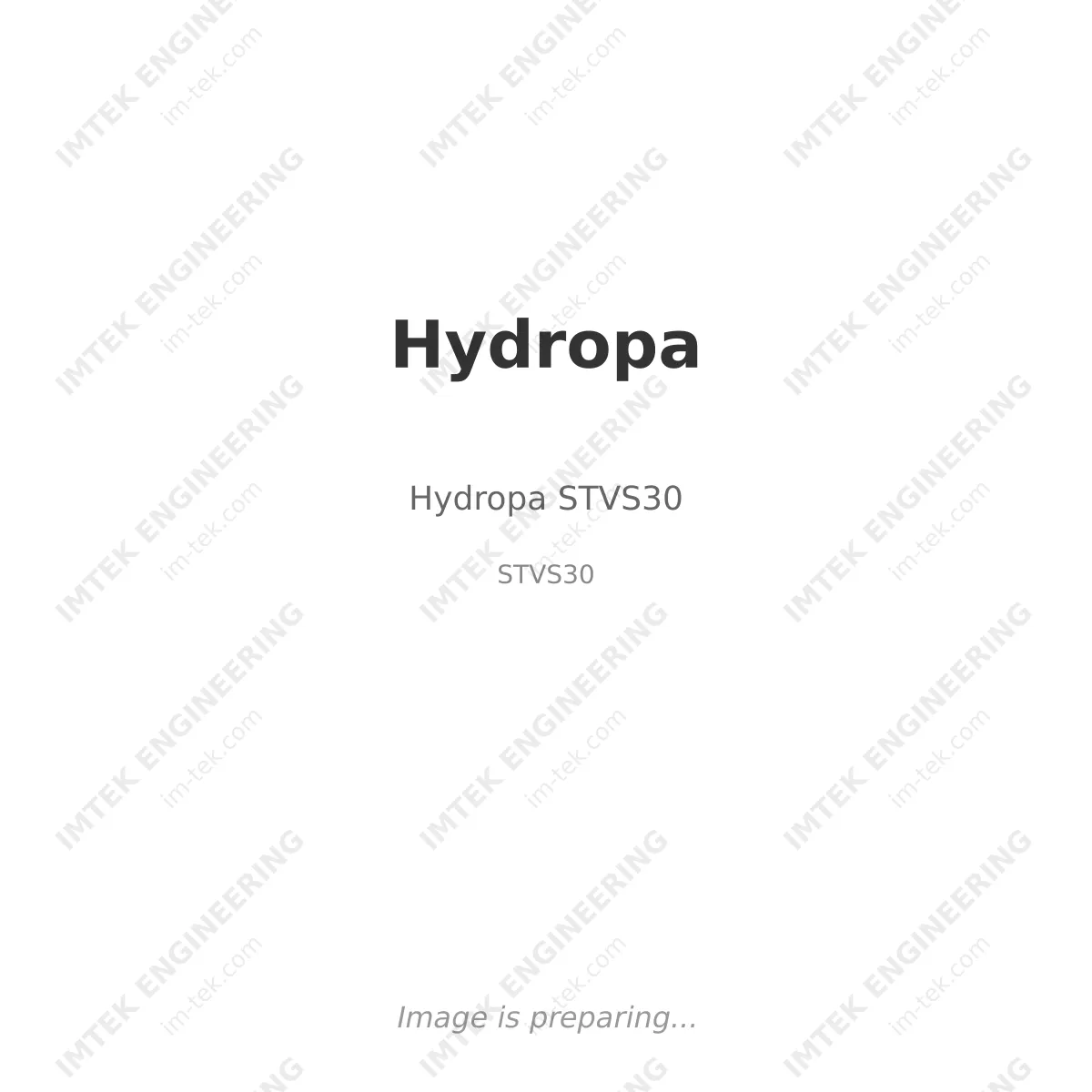 Hydropa Hydropa STVS30 - STVS30