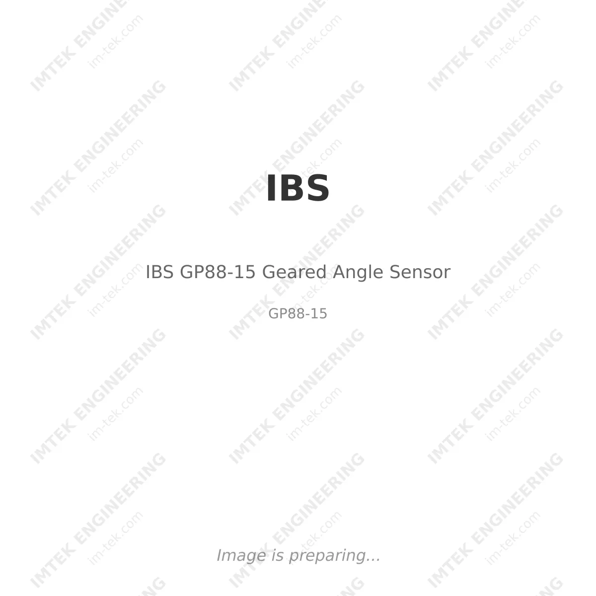 IBS IBS GP88-15 Geared Angle Sensor - GP88-15
