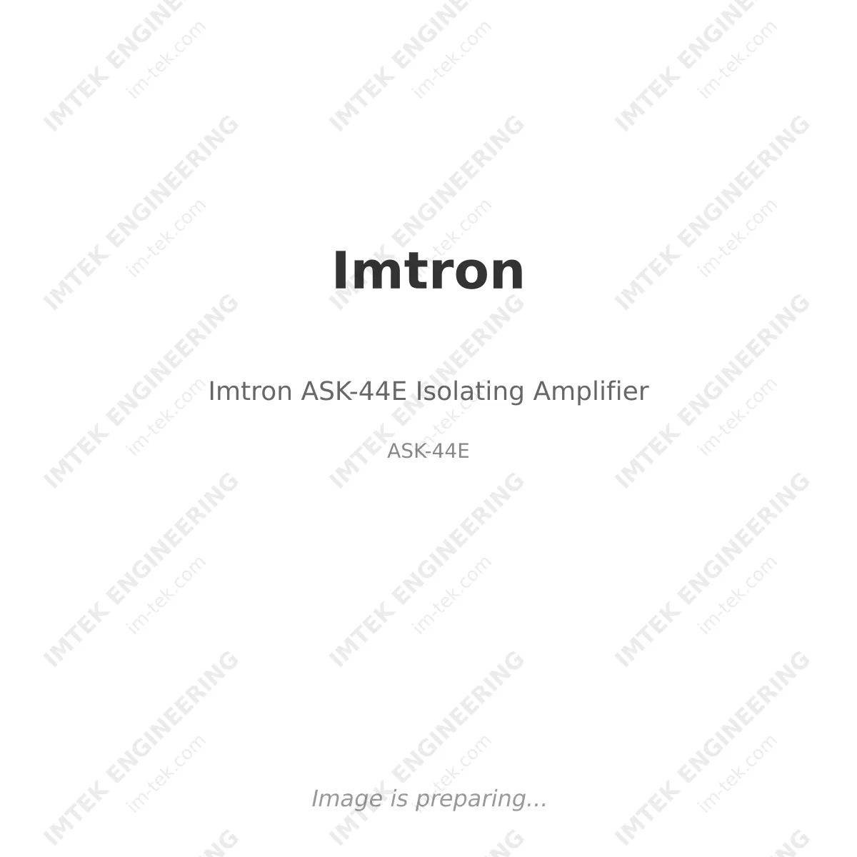 Imtron Imtron ASK-44E Isolating Amplifier - ASK-44E