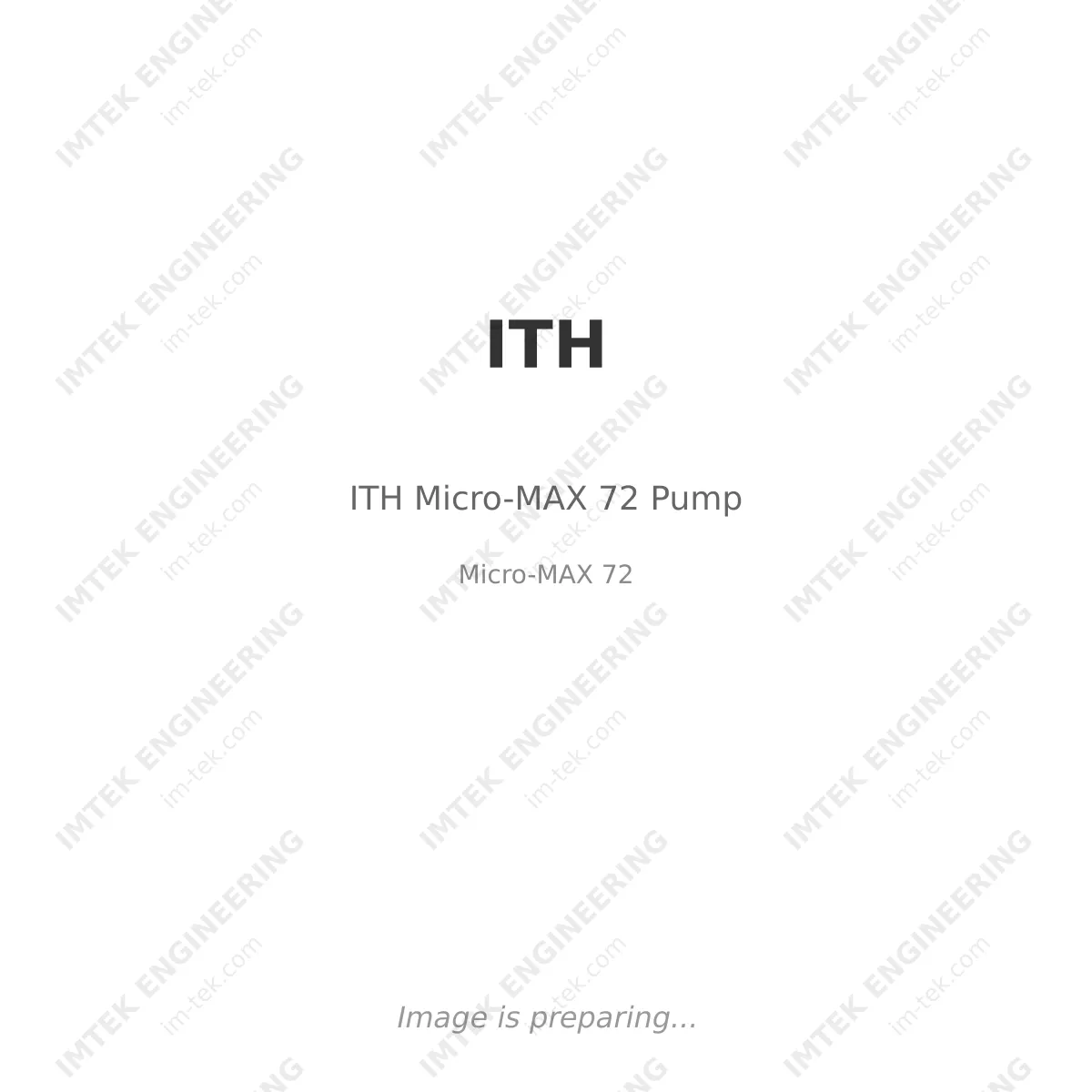 ITH ITH Micro-MAX 72 Pump - Micro-MAX 72