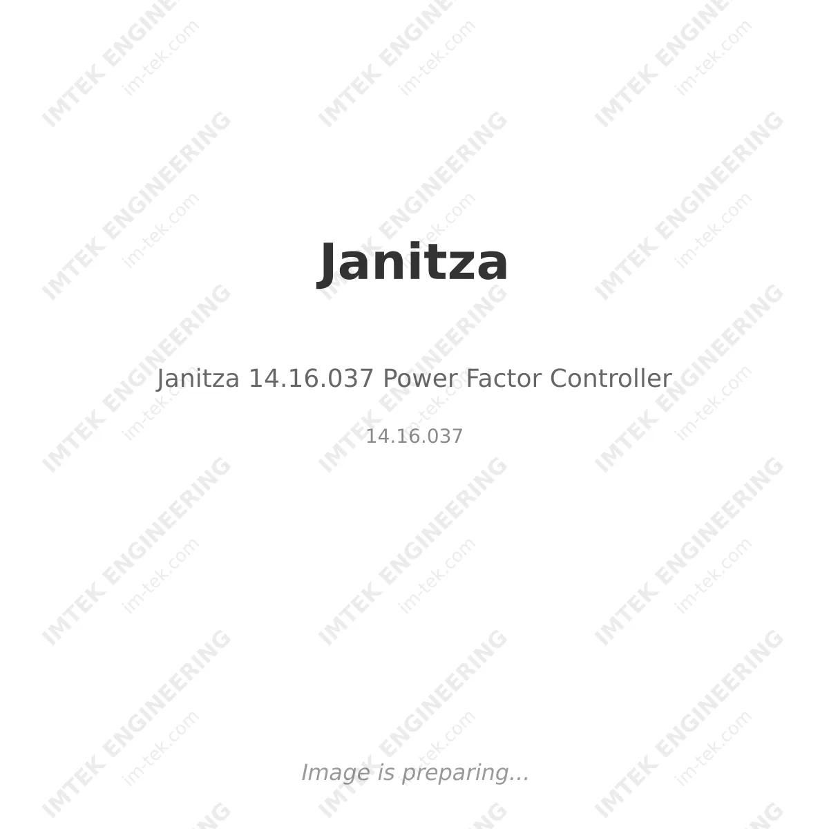 Janitza Janitza 14.16.037 Power Factor Controller - 14.16.037