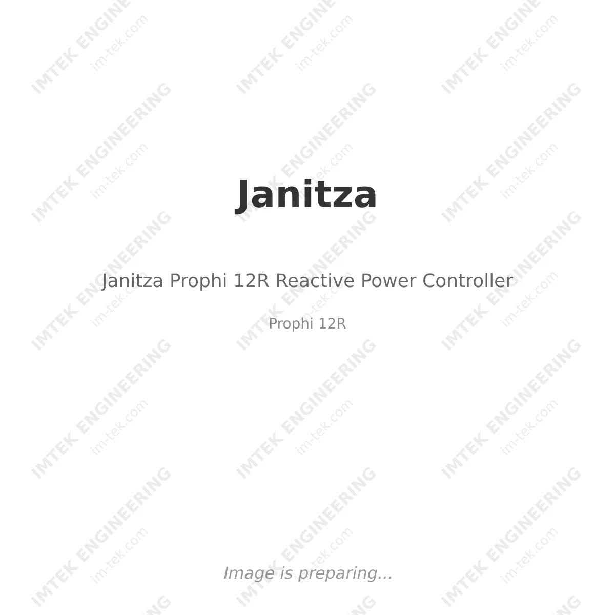 Janitza Janitza Prophi 12R Reactive Power Controller - Prophi 12R