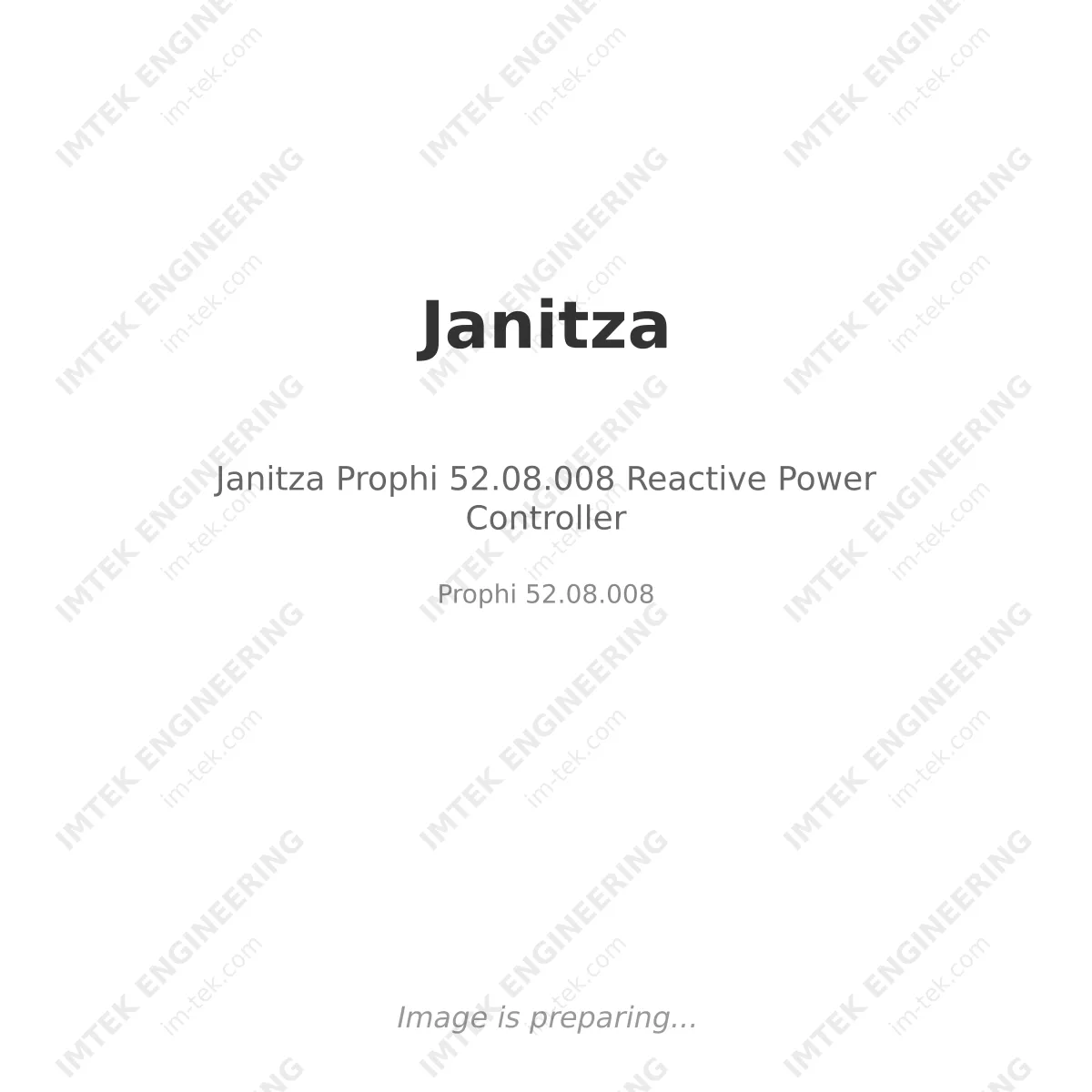 Janitza Janitza Prophi 52.08.008 Reactive Power Controller - Prophi 52.08.008