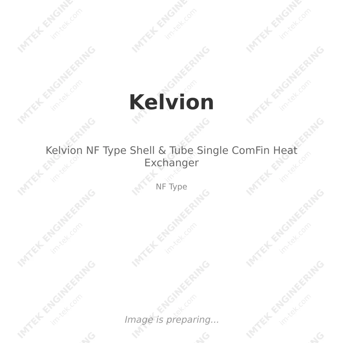 Kelvion Kelvion NF Type Shell & Tube Single ComFin Heat Exchanger - NF Type