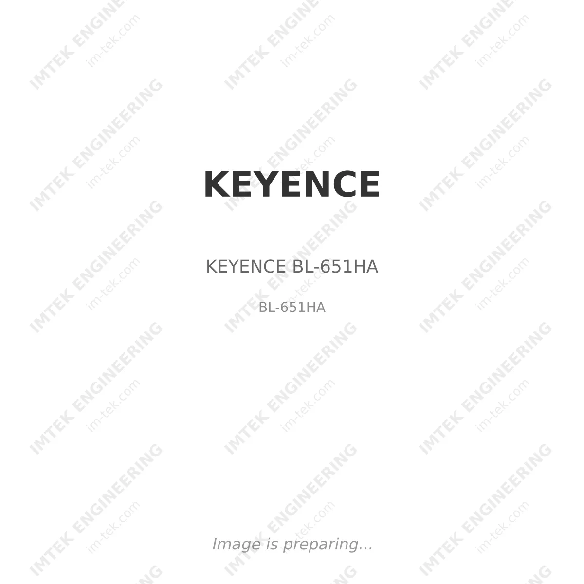 KEYENCE KEYENCE BL-651HA - BL-651HA