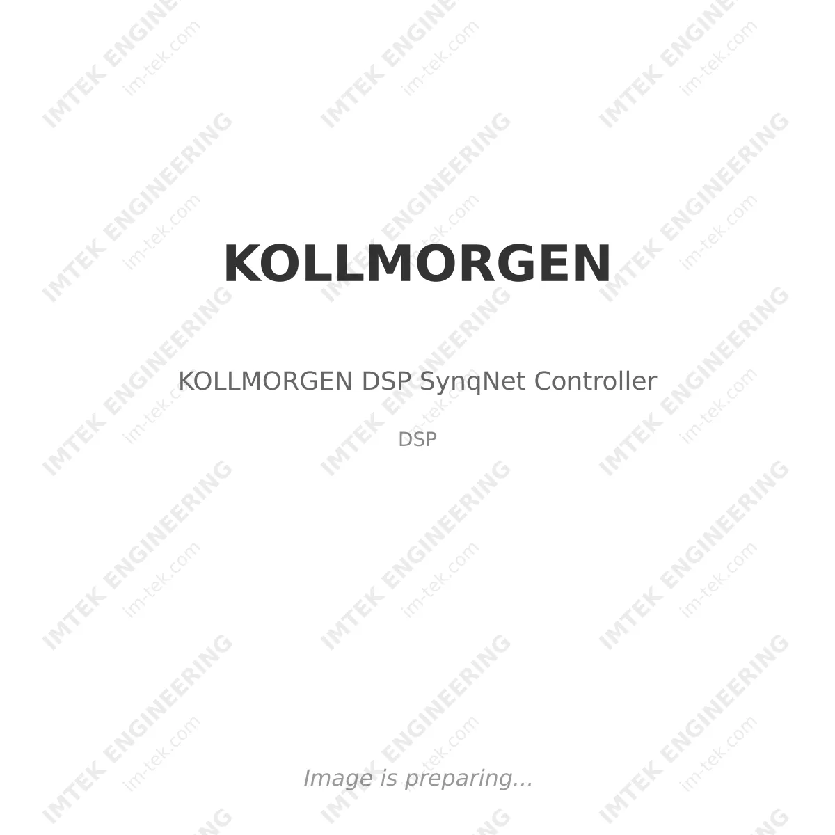 KOLLMORGEN KOLLMORGEN DSP SynqNet Controller - DSP
