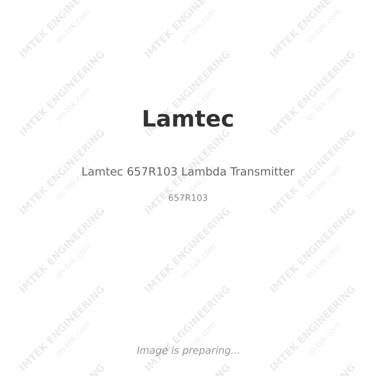 Lamtec Lamtec 657R103 Lambda Transmitter - 657R103