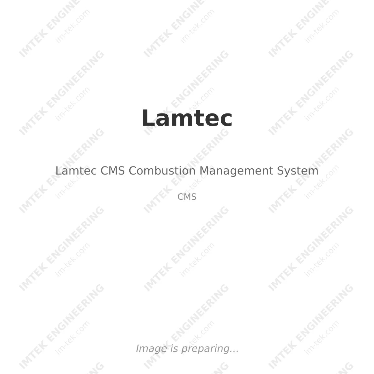 Lamtec Lamtec CMS Combustion Management System - CMS