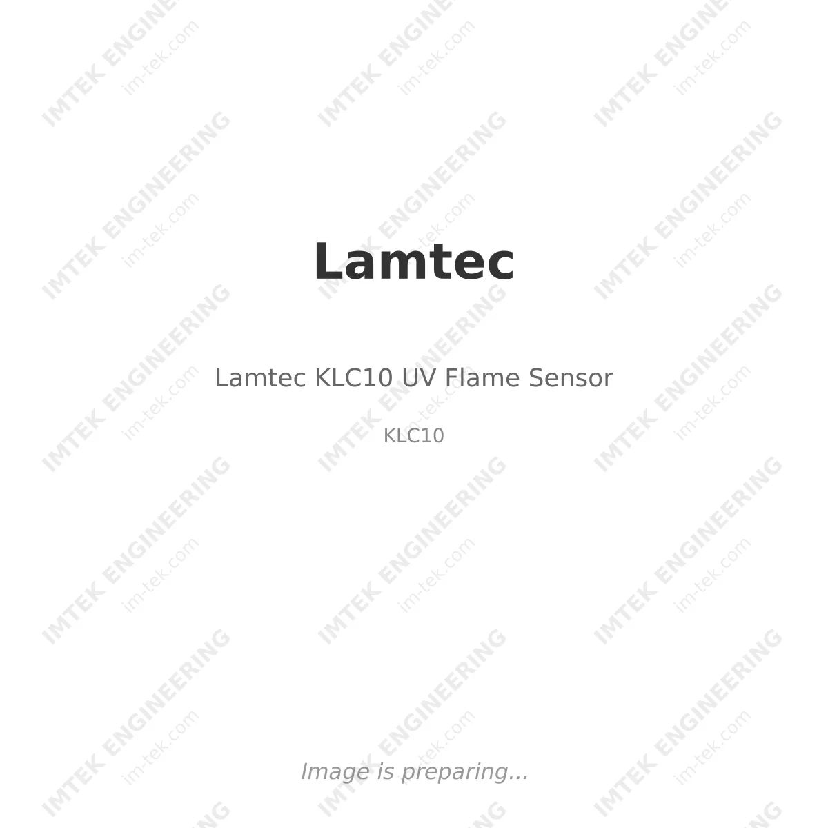 Lamtec Lamtec KLC10 UV Flame Sensor - KLC10