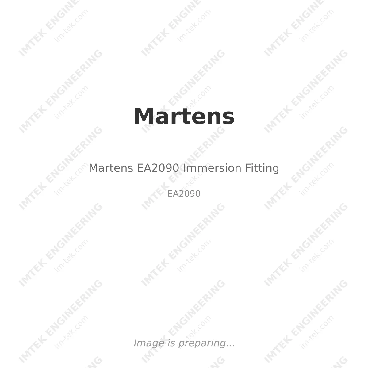 Martens Martens EA2090 Immersion Fitting - EA2090