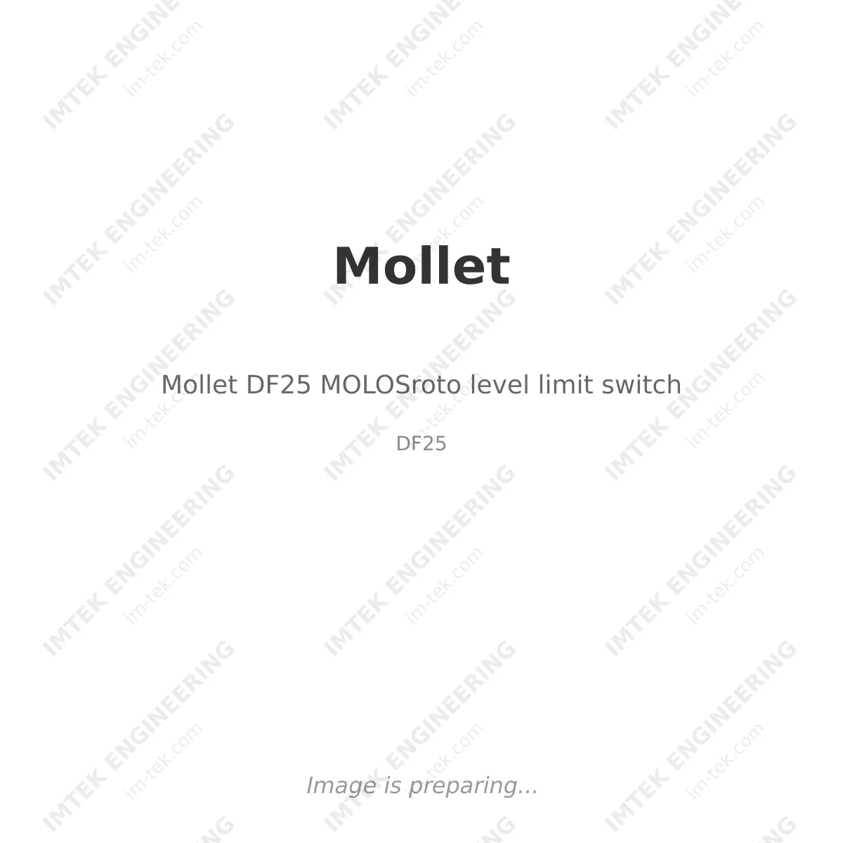 Mollet Mollet DF25 MOLOSroto level limit switch - DF25