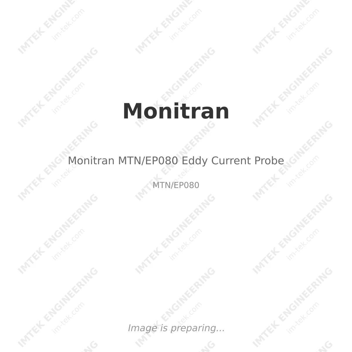 Monitran Monitran MTN/EP080 Eddy Current Probe - MTN/EP080