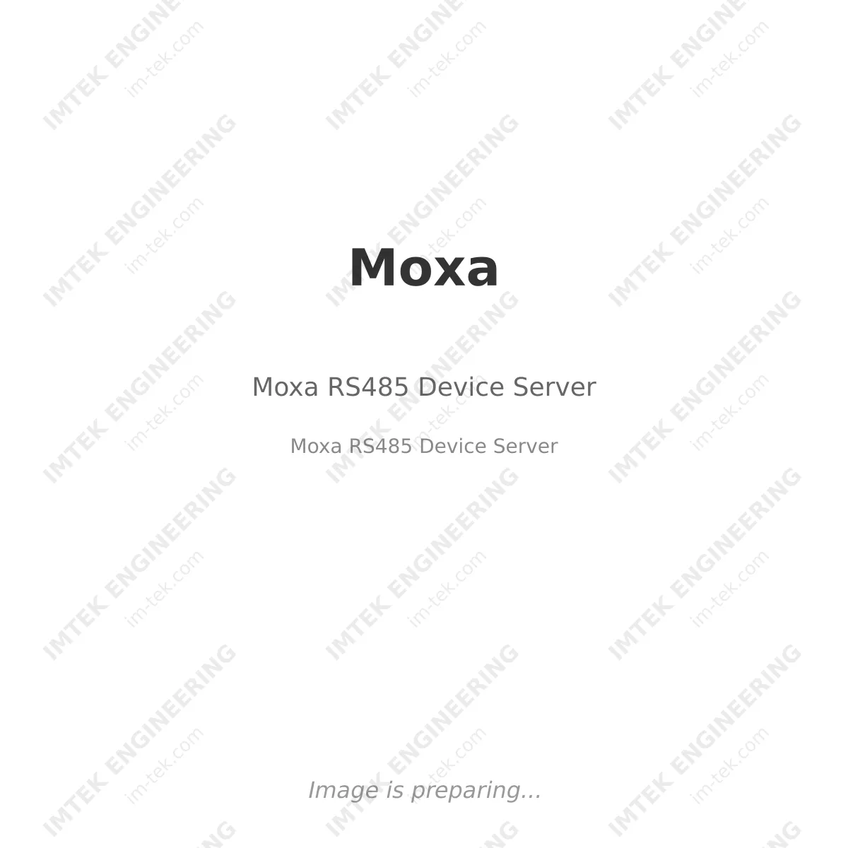 Moxa Moxa RS485 Device Server - Moxa RS485 Device Server