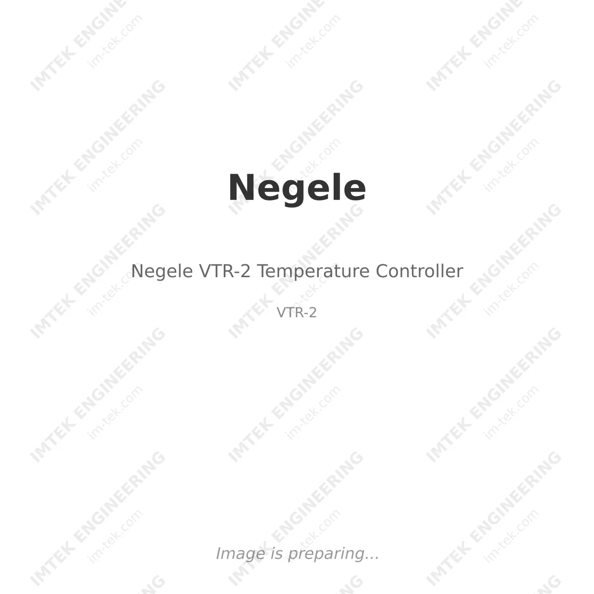 Negele Negele VTR-2 Temperature Controller - VTR-2