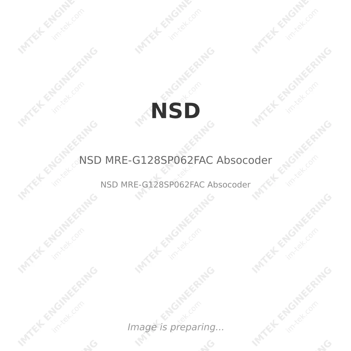 NSD NSD MRE-G128SP062FAC Absocoder - NSD MRE-G128SP062FAC Absocoder
