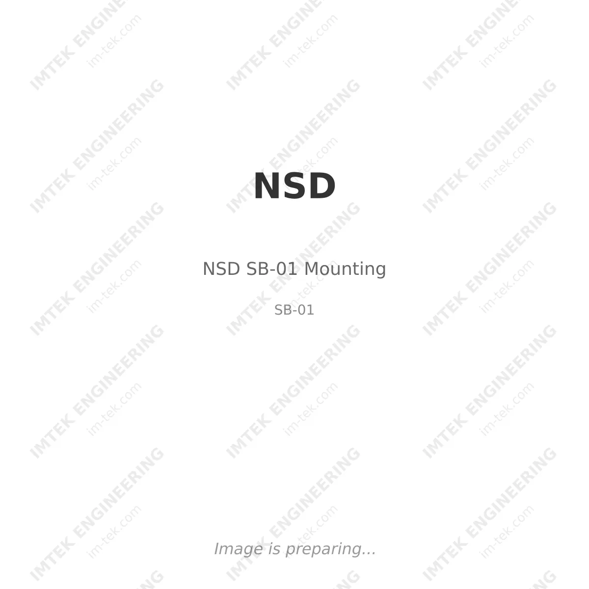 NSD NSD SB-01 Mounting - SB-01