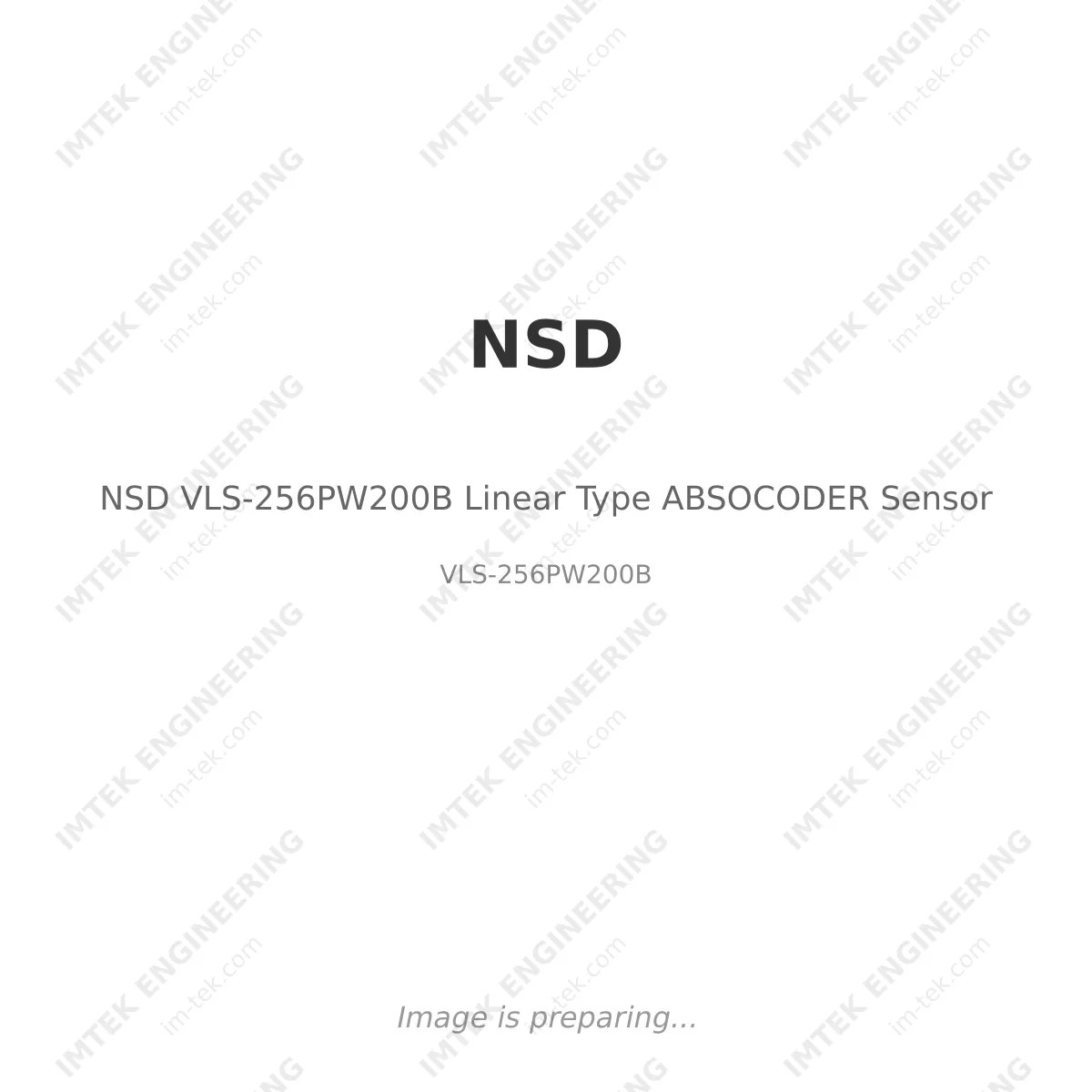 NSD NSD VLS-256PW200B Linear Type ABSOCODER Sensor - VLS-256PW200B
