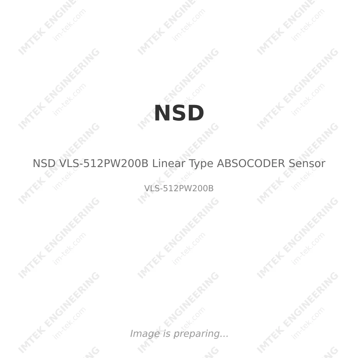 NSD NSD VLS-512PW200B Linear Type ABSOCODER Sensor - VLS-512PW200B