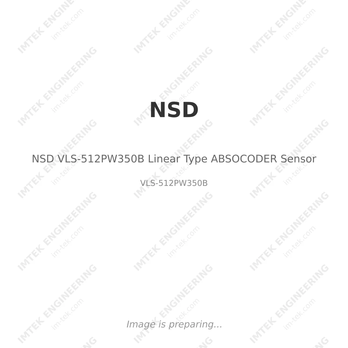 NSD NSD VLS-512PW350B Linear Type ABSOCODER Sensor - VLS-512PW350B
