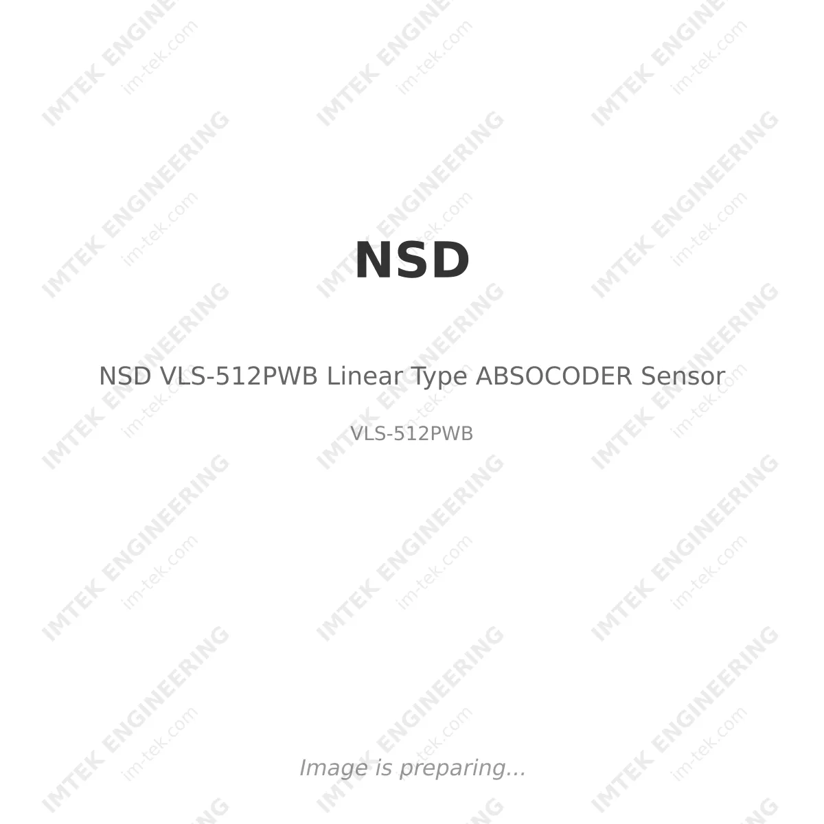 NSD NSD VLS-512PWB Linear Type ABSOCODER Sensor - VLS-512PWB