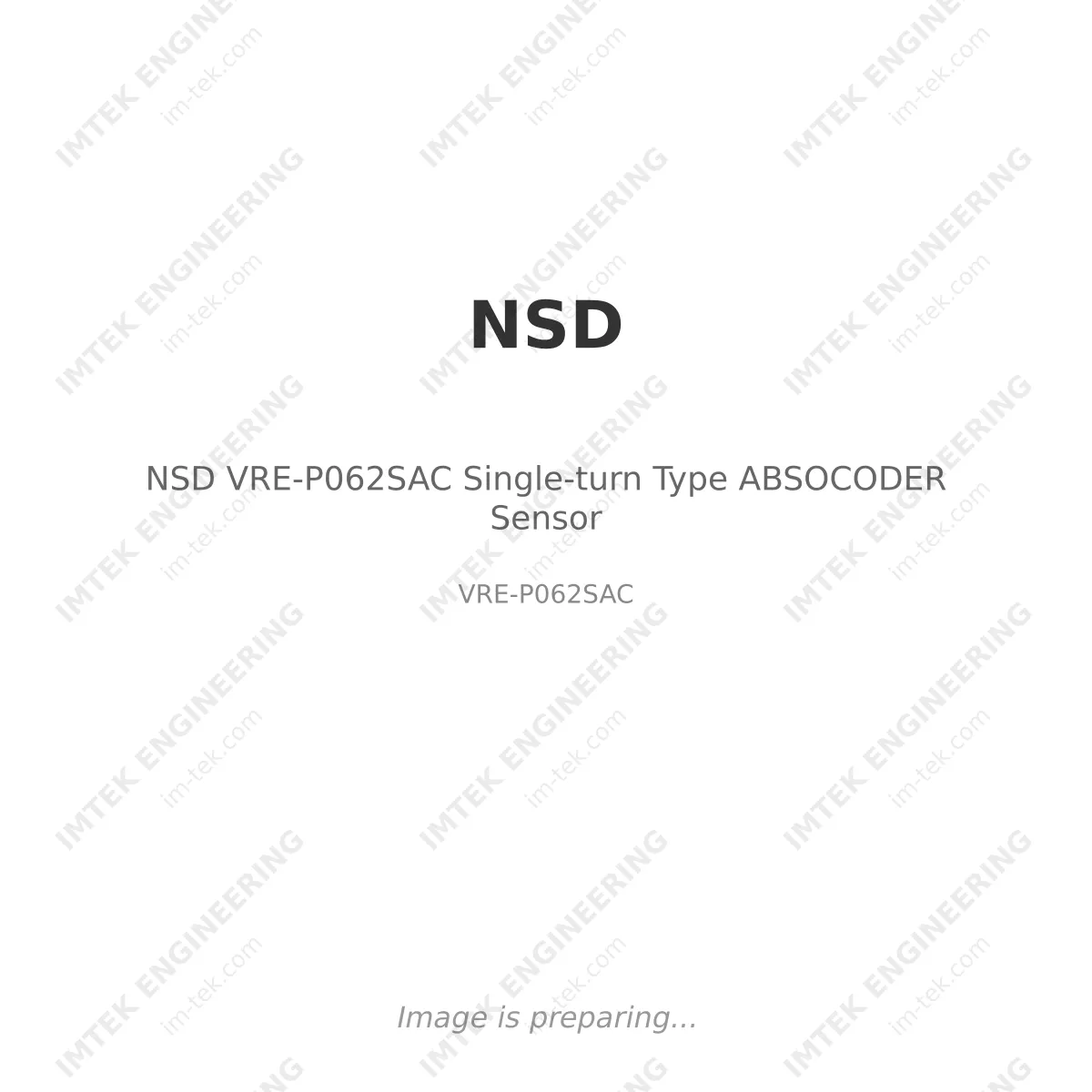 NSD NSD VRE-P062SAC Single-turn Type ABSOCODER Sensor - VRE-P062SAC