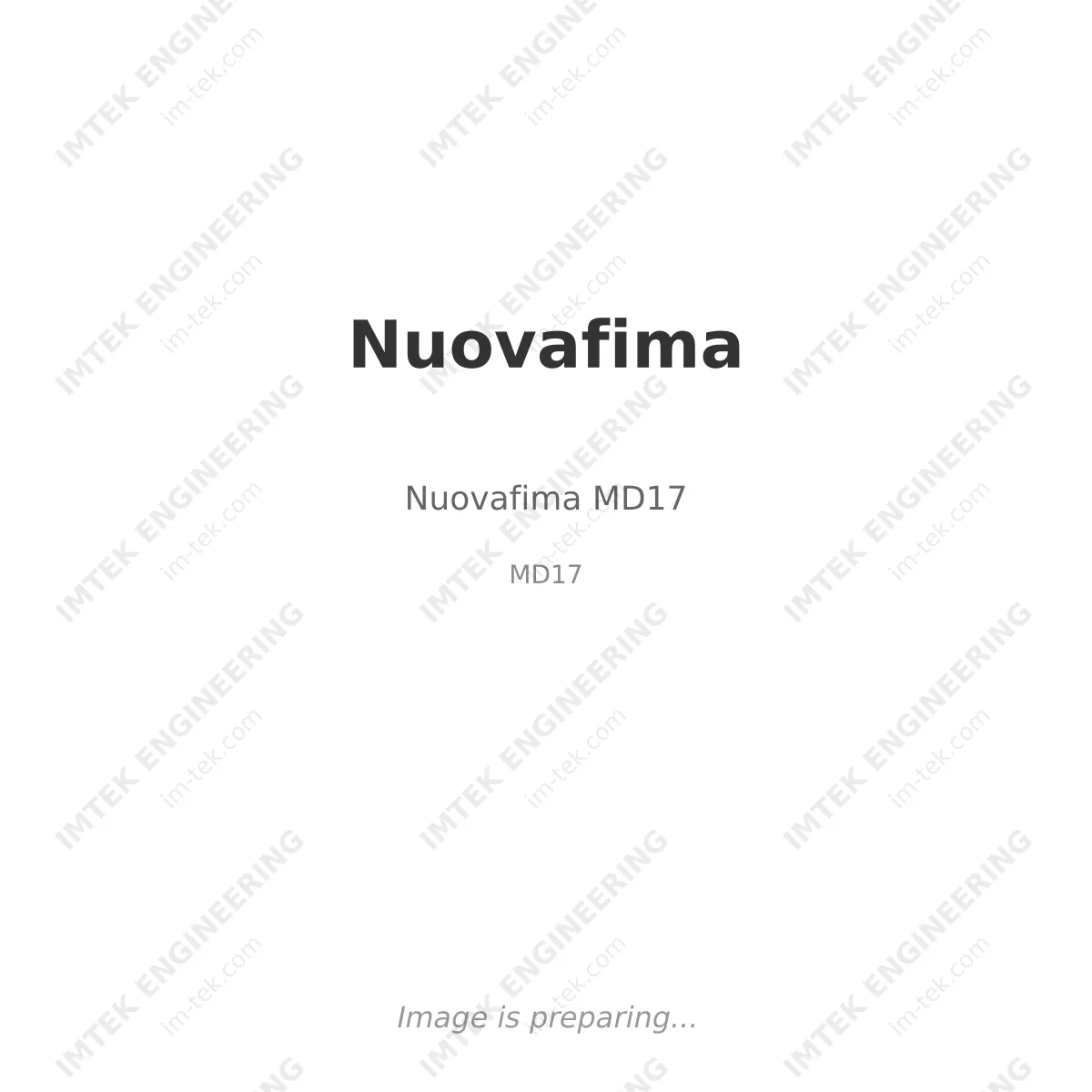 Nuovafima Nuovafima MD17 - MD17