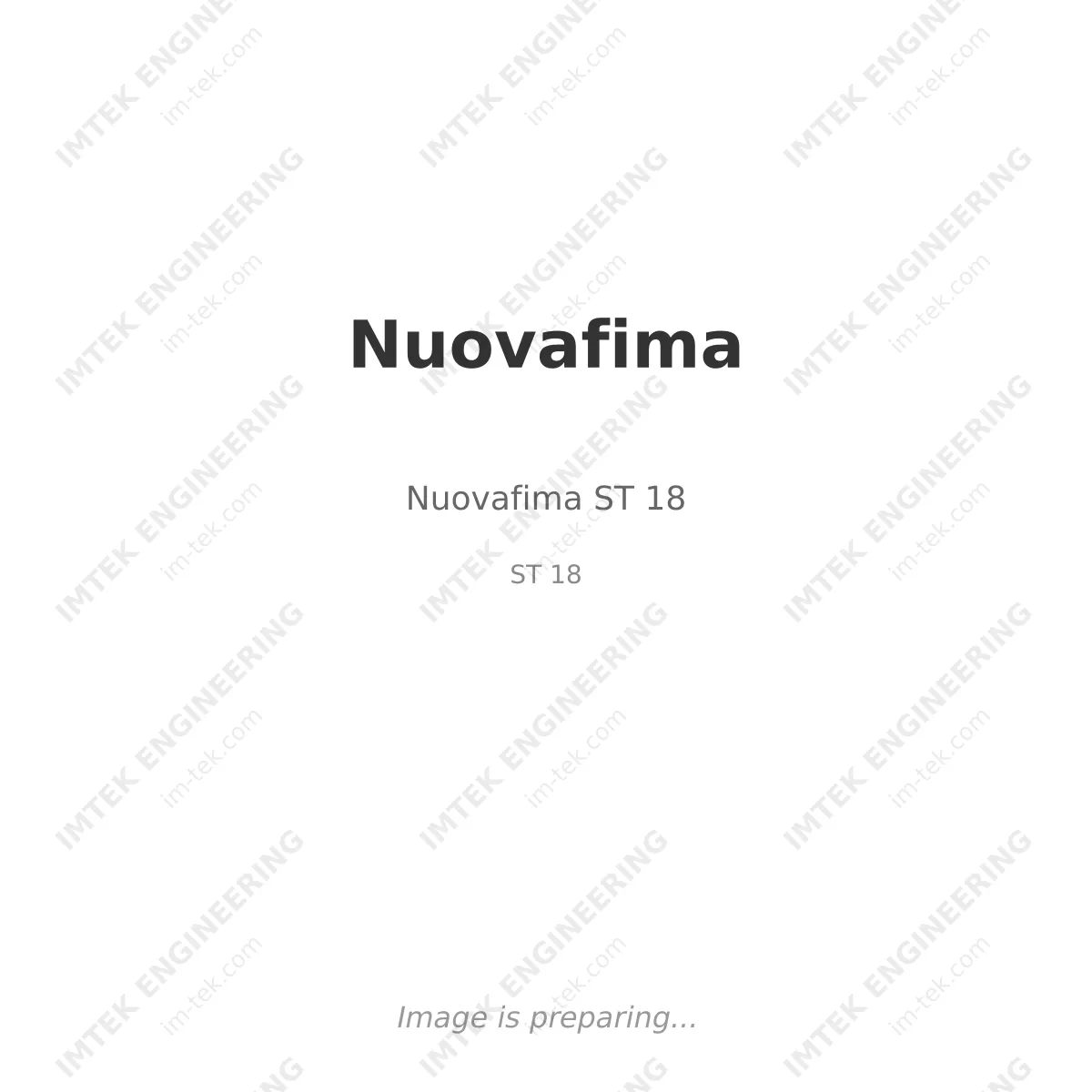 Nuovafima Nuovafima ST 18 - ST 18