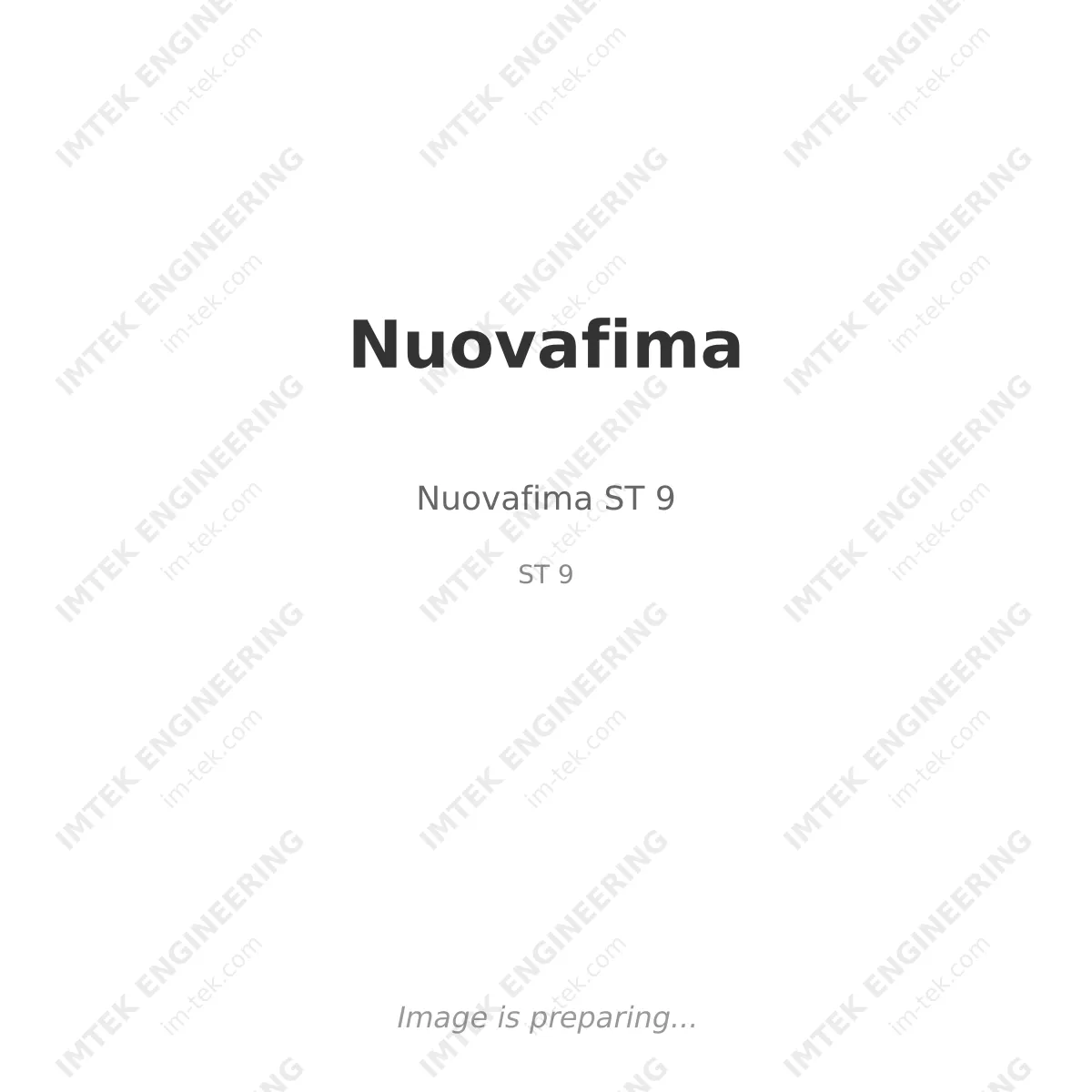 Nuovafima Nuovafima ST 9 - ST 9