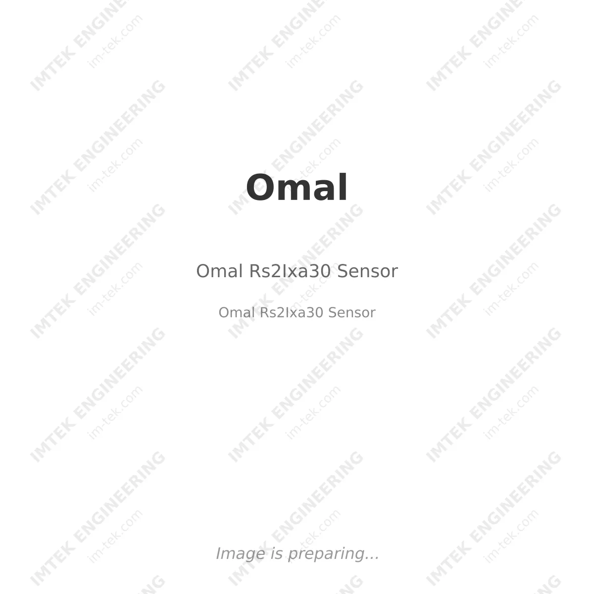 Omal Omal Rs2Ixa30 Sensor - Omal Rs2Ixa30 Sensor