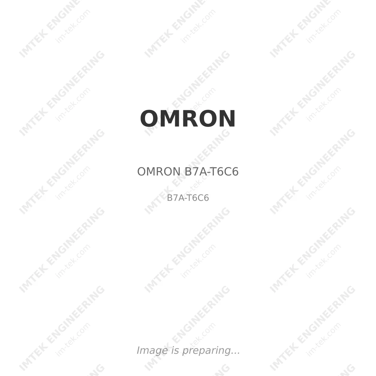 OMRON OMRON B7A-T6C6 - B7A-T6C6
