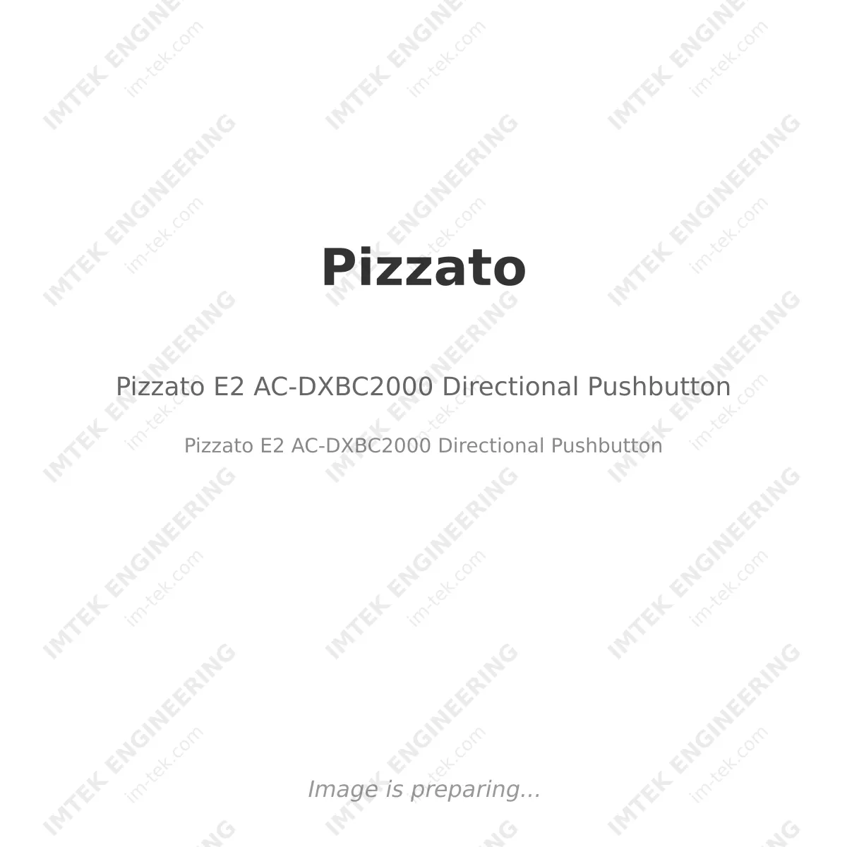 Pizzato Pizzato E2 AC-DXBC2000 Directional Pushbutton - Pizzato E2 AC-DXBC2000 Directional Pushbutton